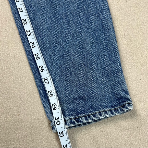 Vtg Lawman Jeans Womens 13 Straight Leg High Waist Medium Wash Western Cowgirl - Picture 3 of 11